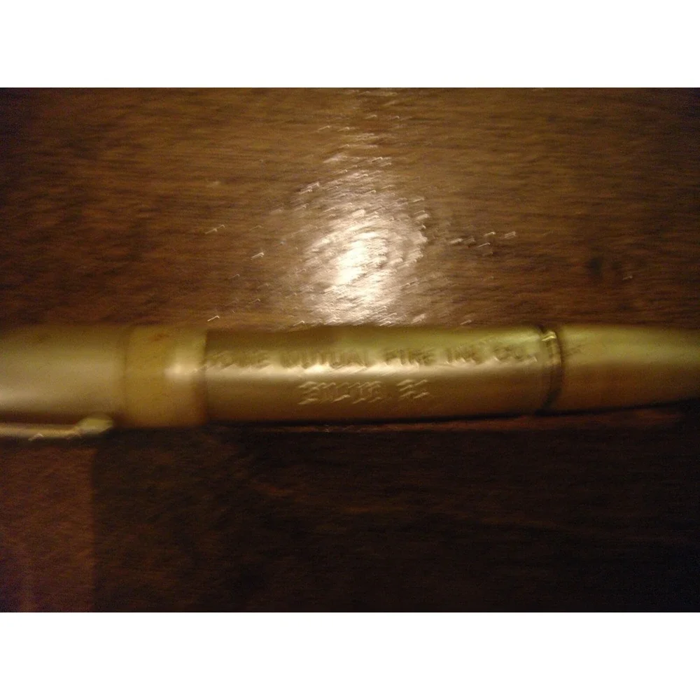 Vintage Salz Fountain Pen /mechanical pencil Home mutual fire ins co advertising